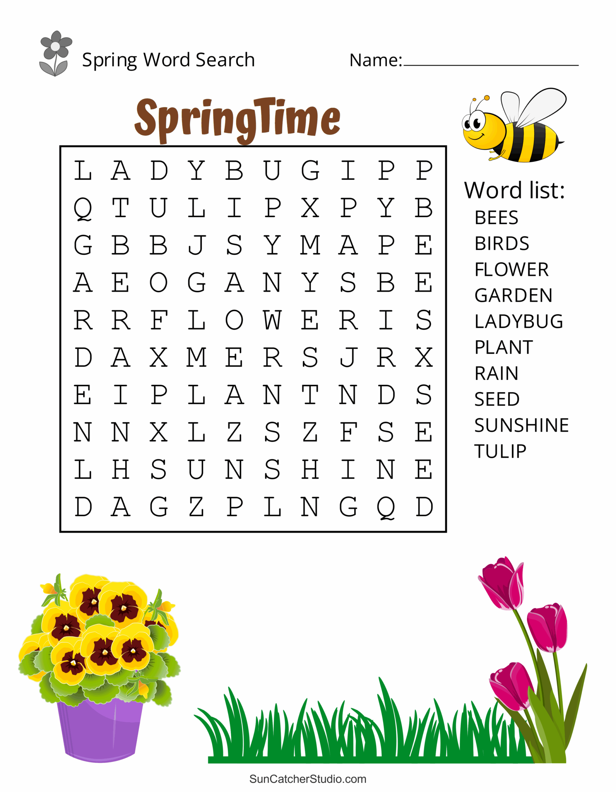 free printable spring word search puzzles free printables free printable spring word search puzzles free printables