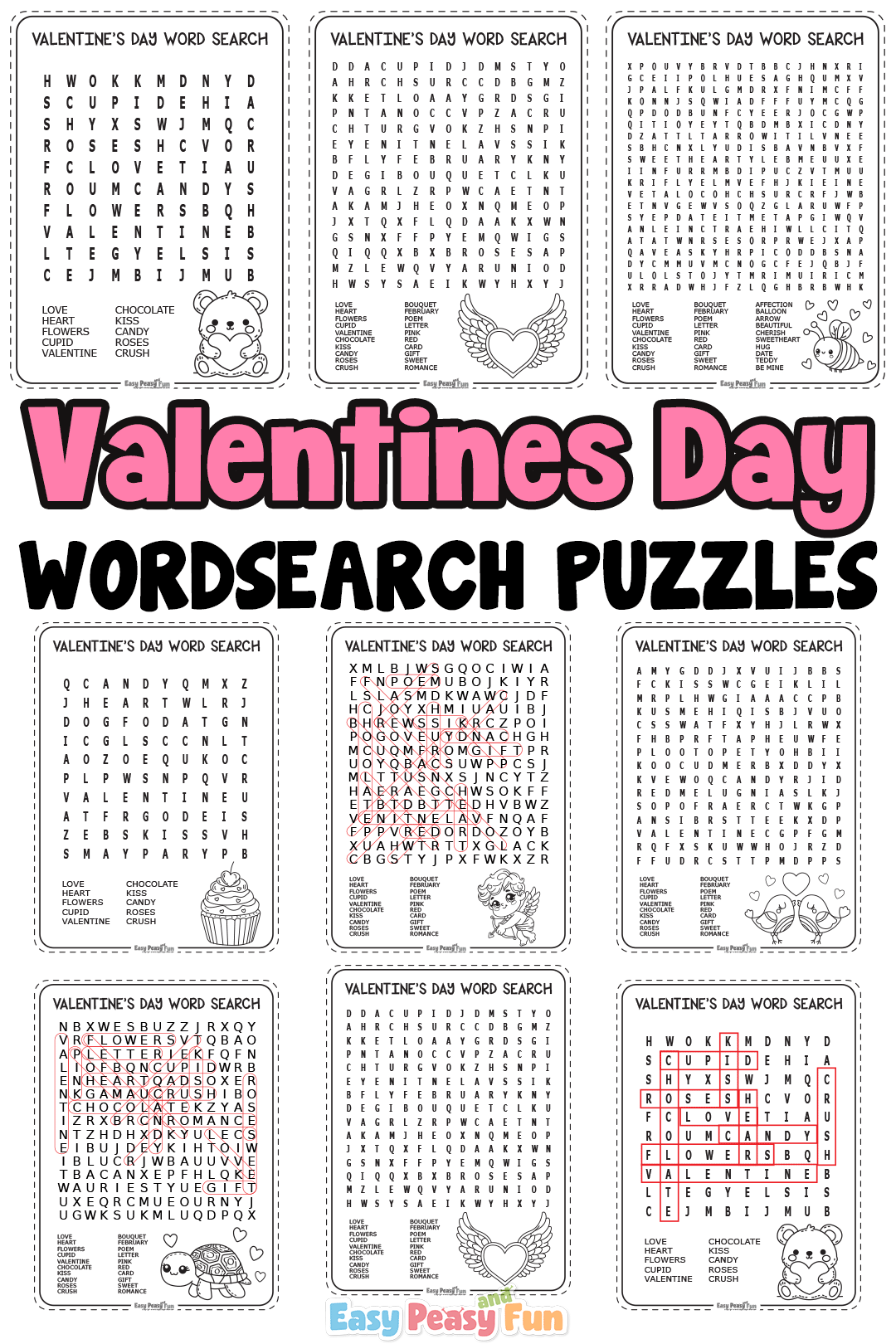 Free Printable Valentine's Day Word Search Free Printable Valentine's Day Word Search
