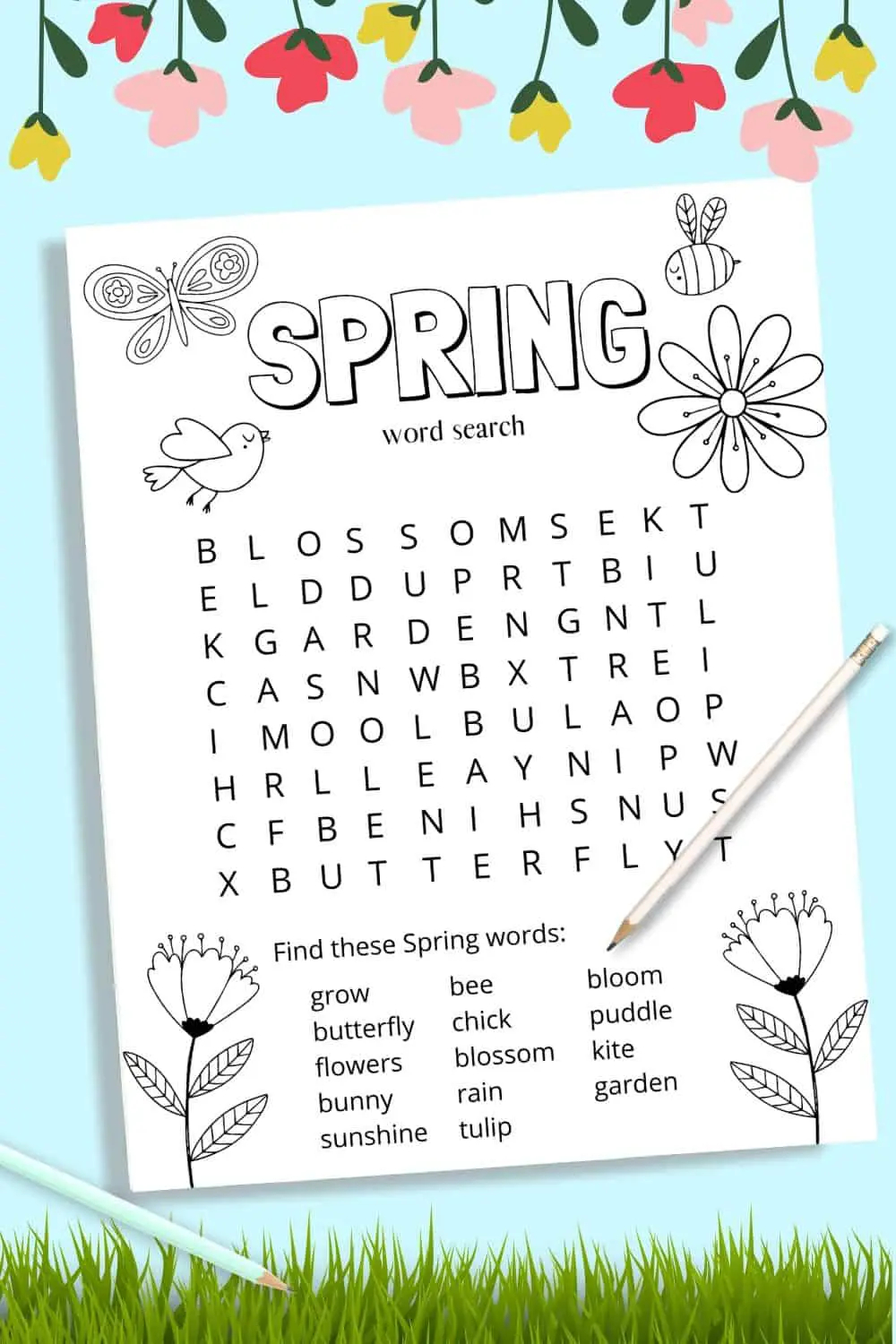 Word Search For Students Printable