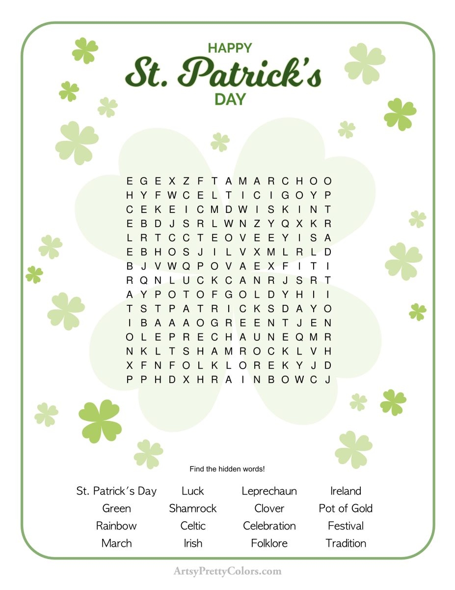 Medium Word Search Pdf