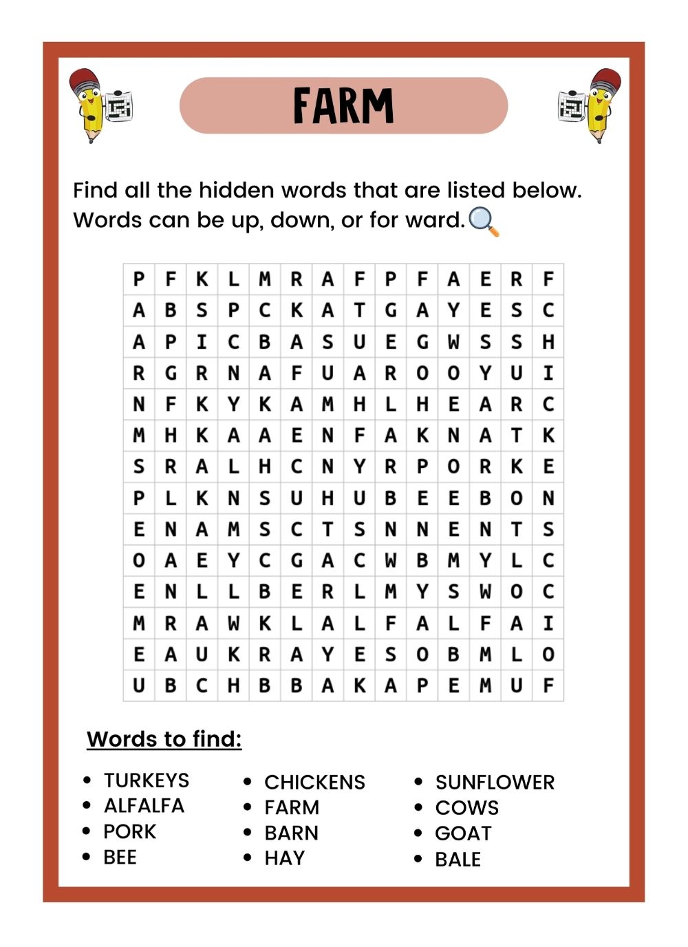 100 Hard Word Search Puzzles Printable Pdf