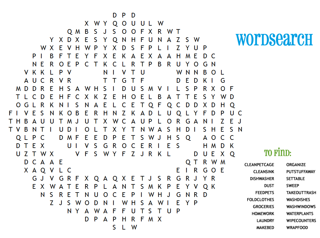 Fun Word Puzzles Printable Printable Party Favors