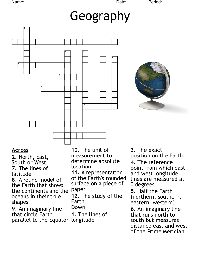Geography Word Search Printable Free
