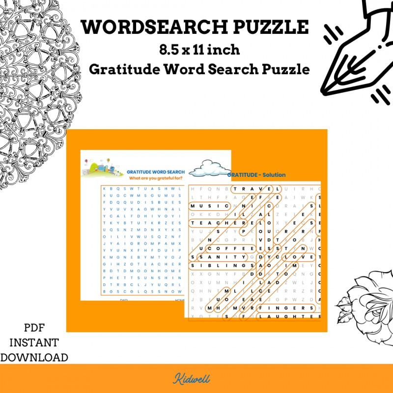 Get Gratitude Word Search Freebie By Kidwell Printables On Selar Get Gratitude Word Search Freebie By Kidwell Printables On Selar