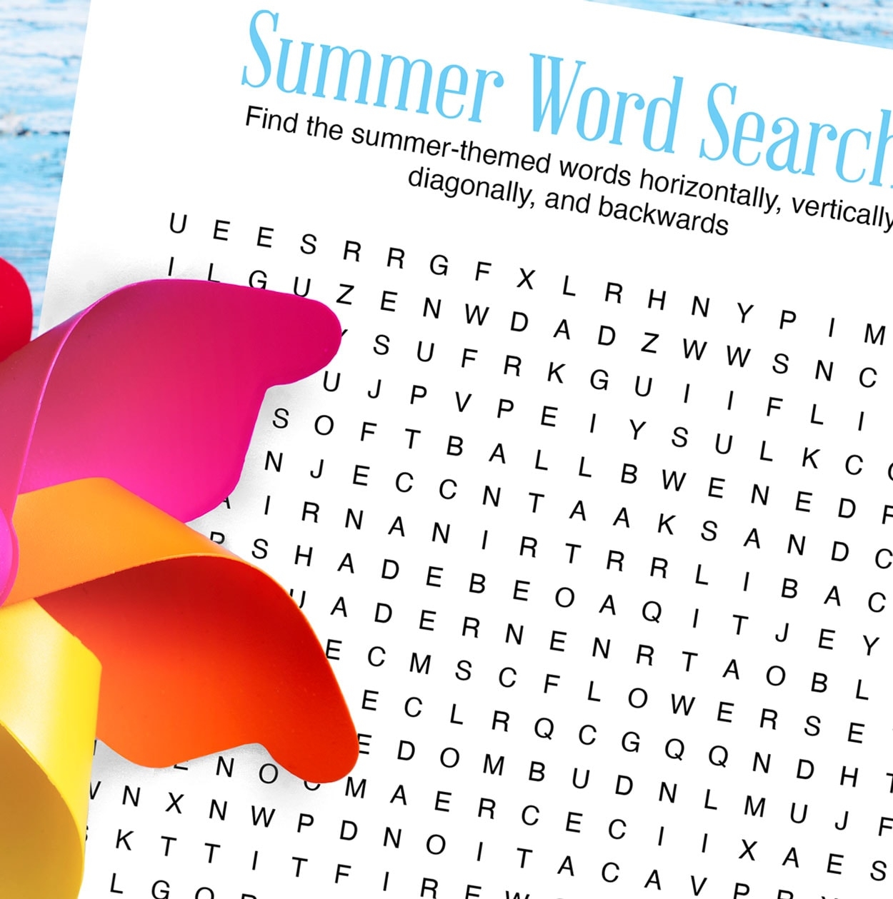Grab This Fun Summer Word Search Printable Carla Schauer Designs
