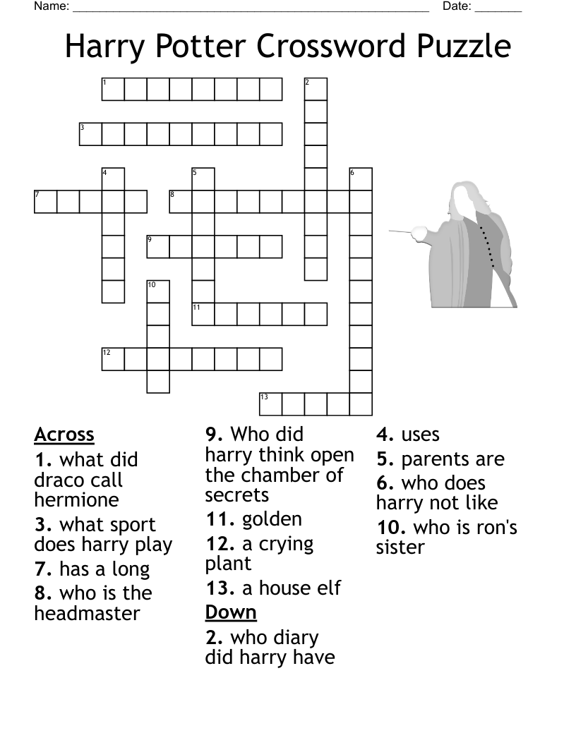 Harry Potter Word Search Printable
