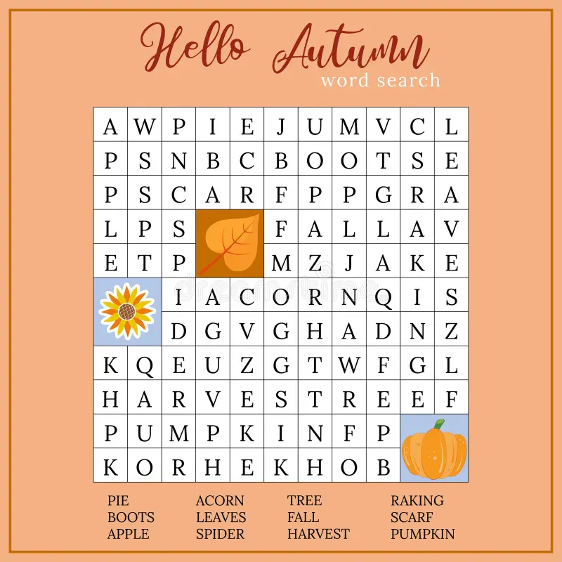 Hello Autumn Word Search Puzzle For Children Or Adults Stock Vector Illustration Of Fall Pastel 227231274