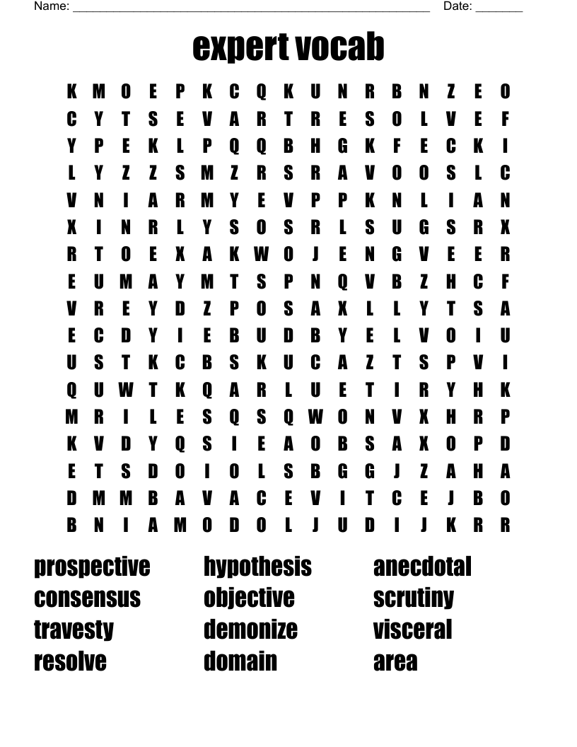 Junior Word Search 1 WordMint