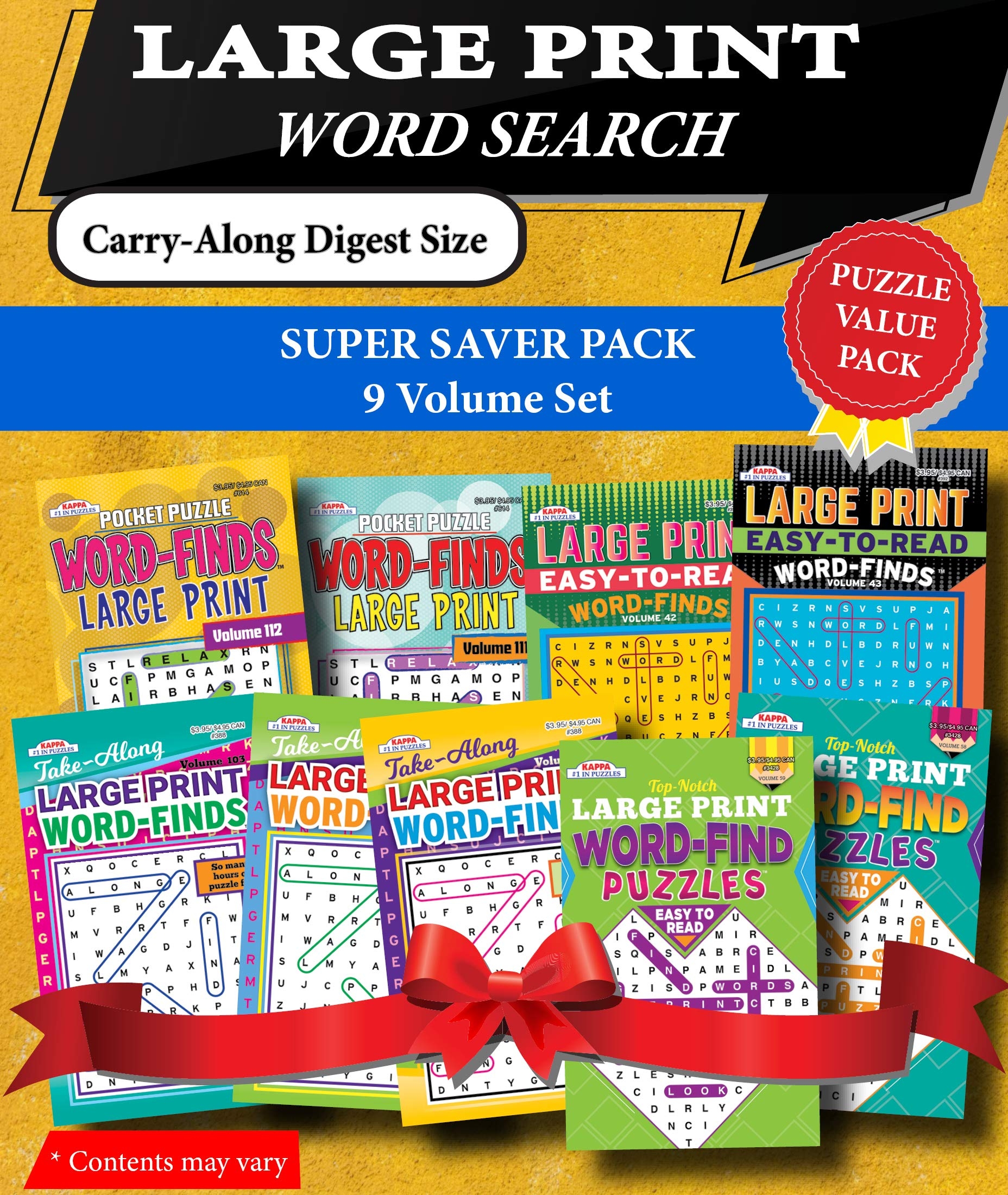 Giant Print Word Search Books