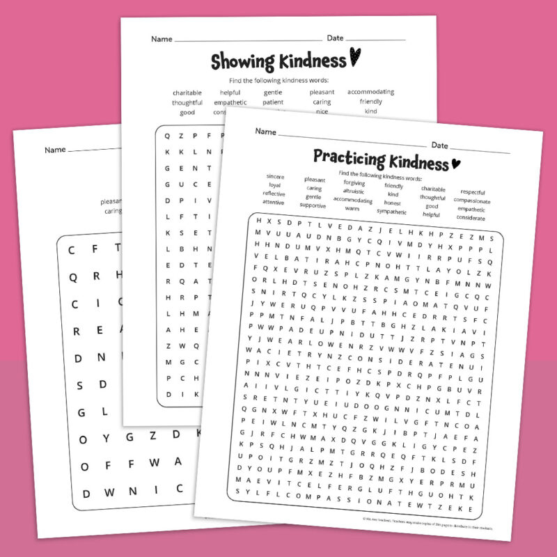 Easy To Medium Word Searches