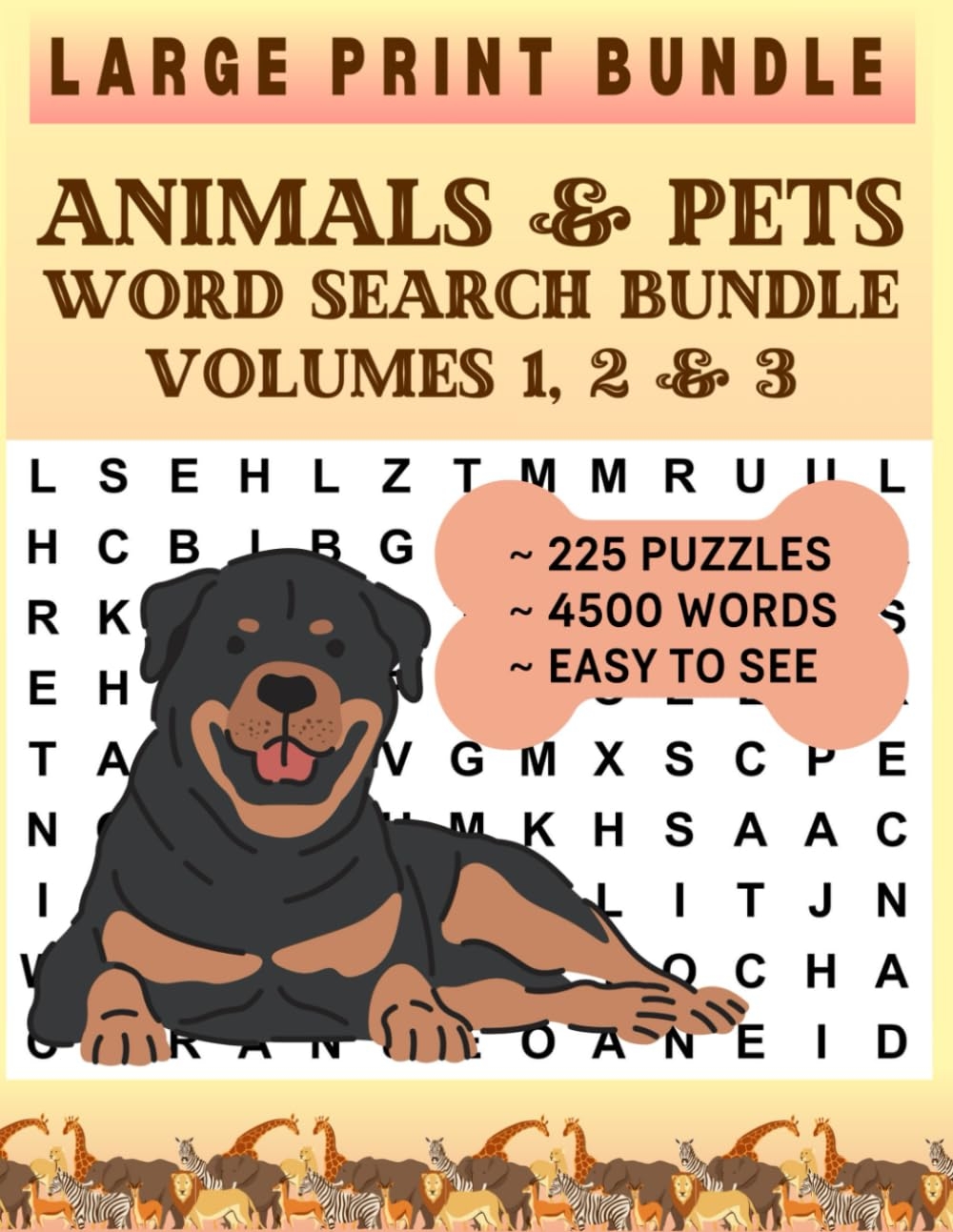 Word Search Animal Puzzles