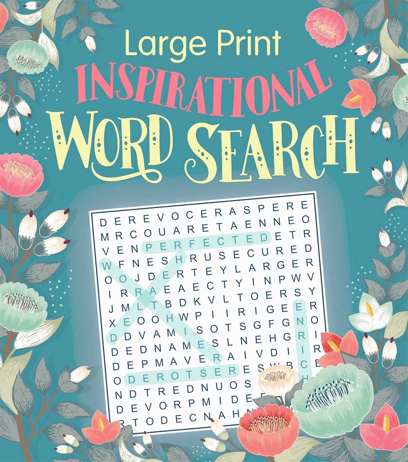 Large Print Inspirational Word Search Book By Editors Of Thunder Bay Press Official Publisher Page Simon U0026 Schuster Canada
