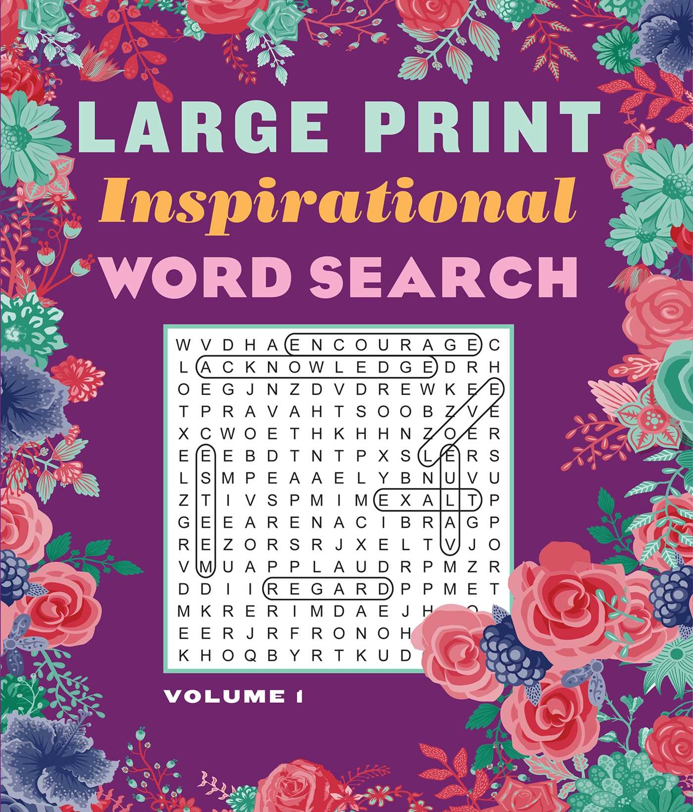 Large Print Inspirational Word Search Volume 1 Book By Editors Of Thunder Bay Press Official Publisher Page Simon U0026 Schuster