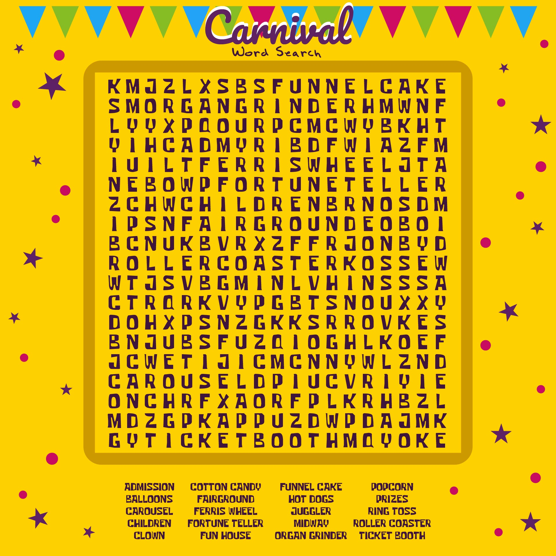 Word Searches Large Print Printable