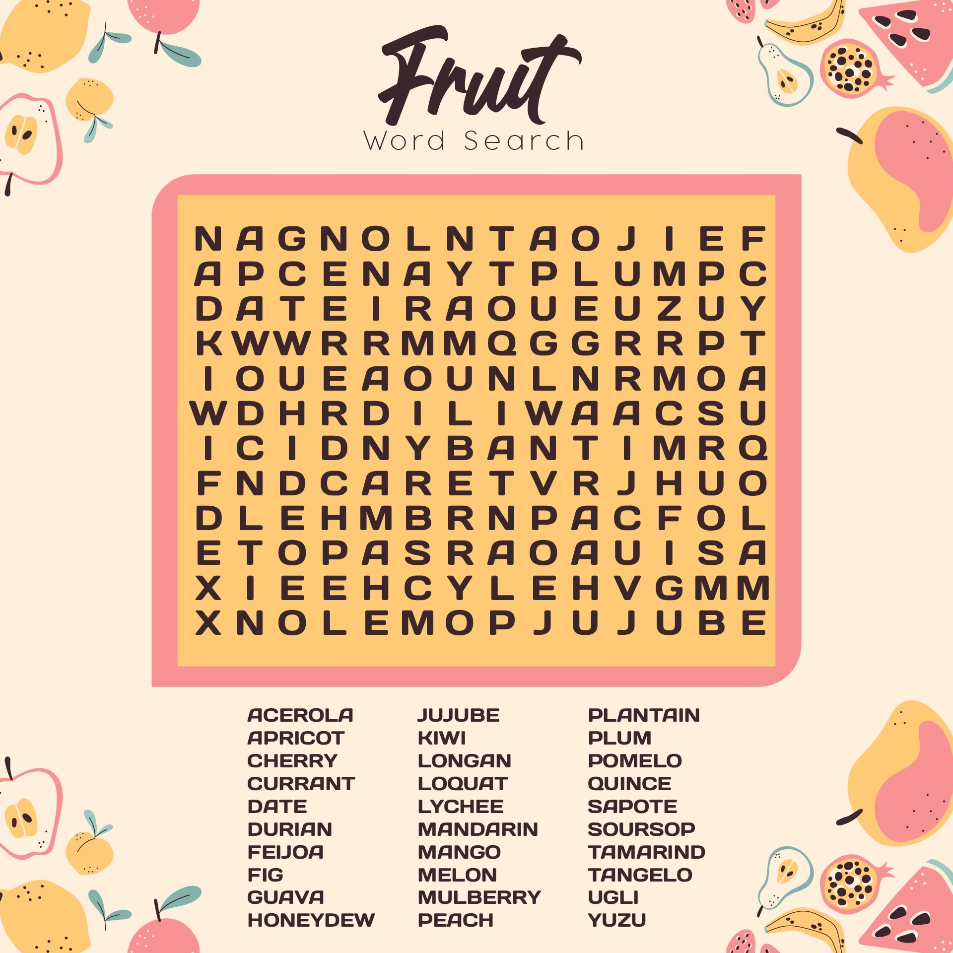 Large Print Word Finds 10 Free PDF Printables Printablee Large Print Word Finds 10 Free PDF Printables Printablee