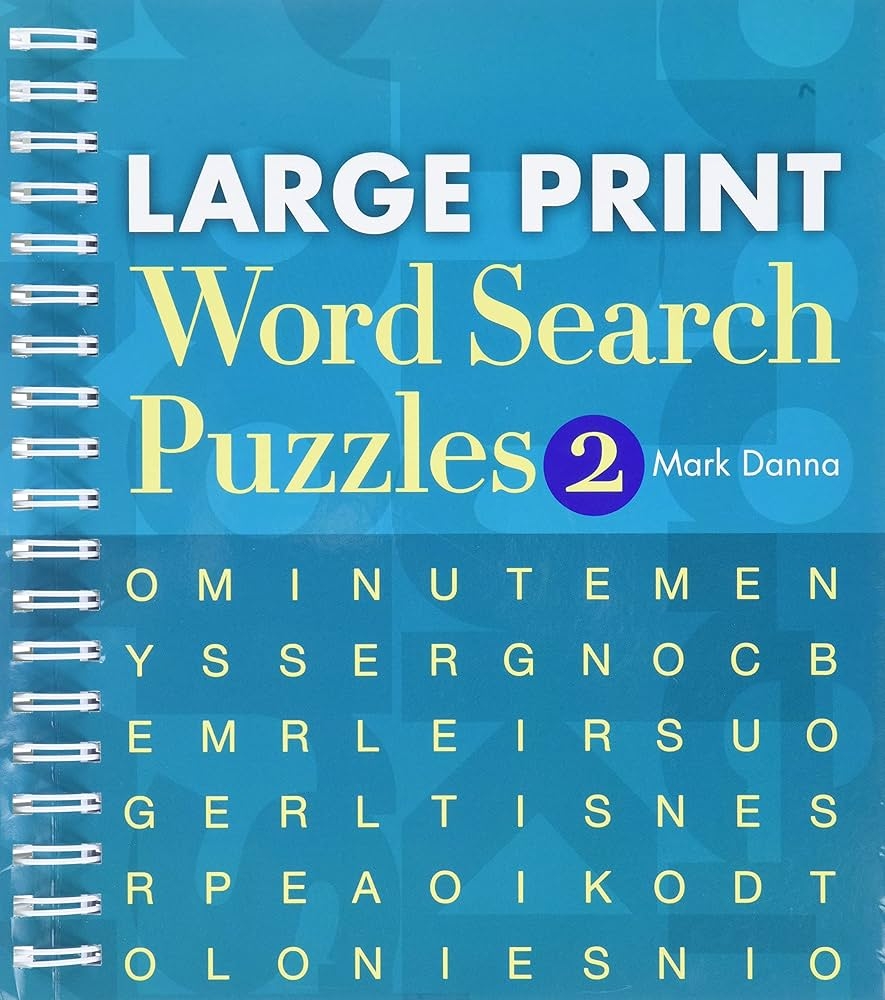 Large Print Word Search Puzzles 2 Danna Mark 9781402790300 Amazon Books Large Print Word Search Puzzles 2 Danna Mark 9781402790300 Amazon Books