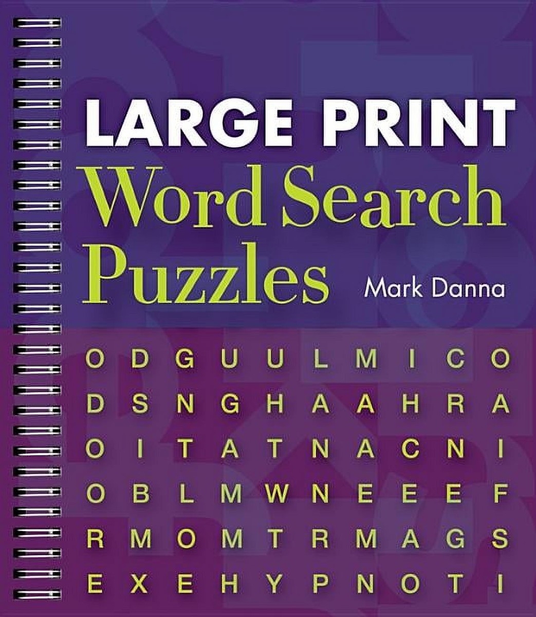 Large Print Word Search Puzzles By Mark Danna 2010 Trade 