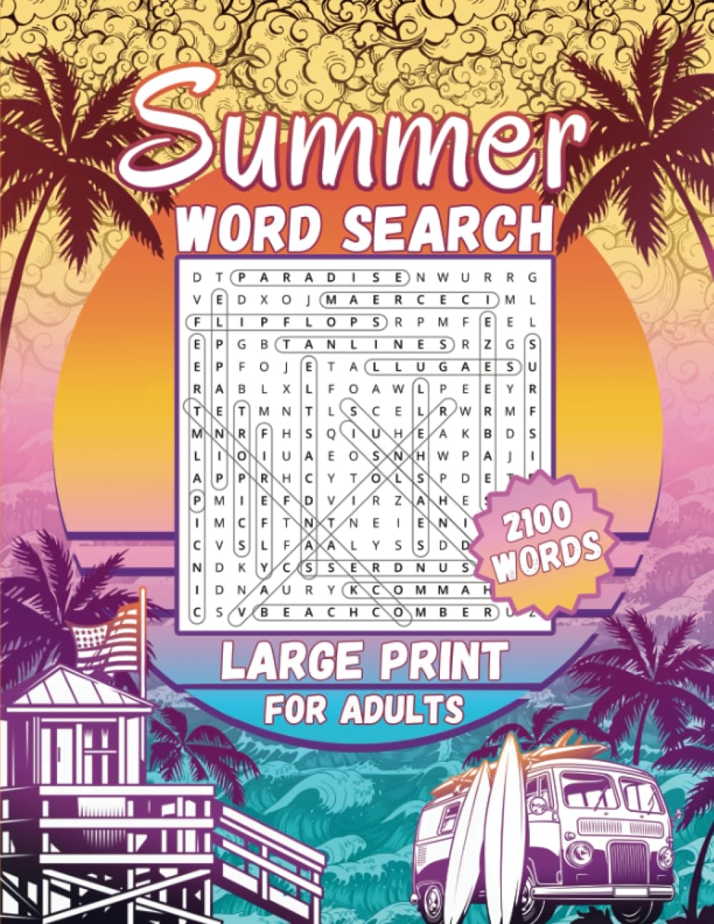 Large Print Word Search Puzzles For Seniors And Barbados Ubuy