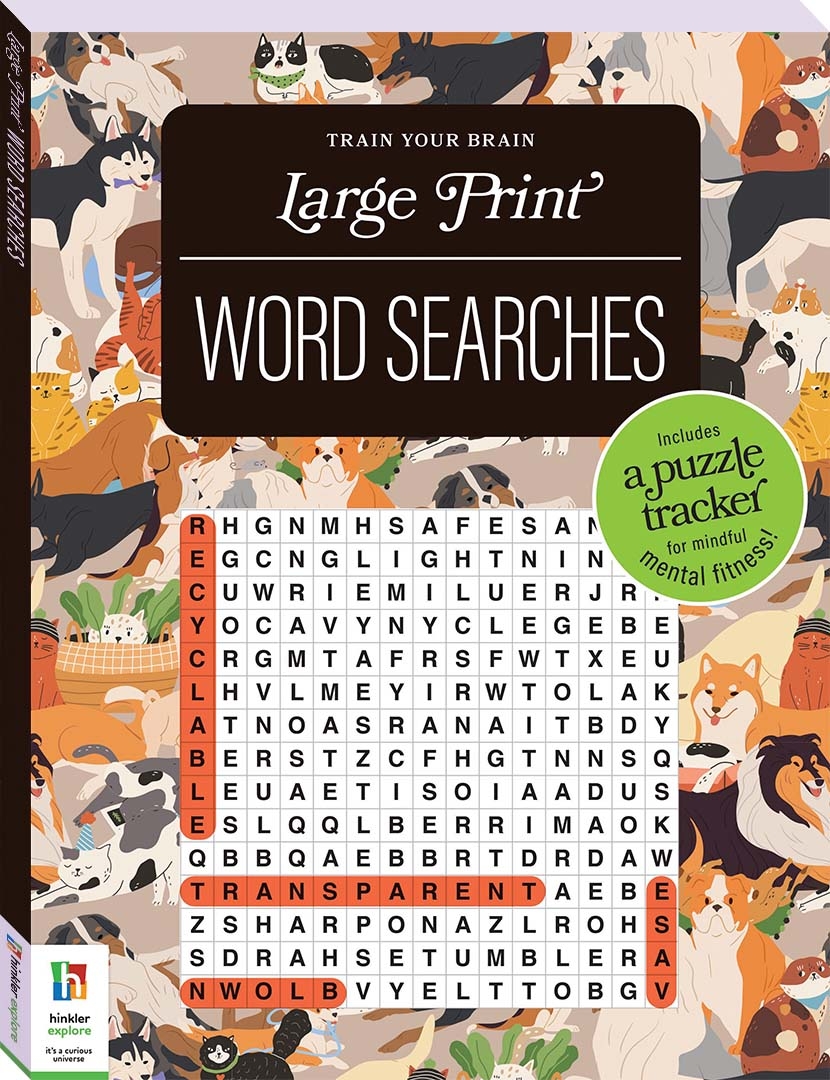 large print word searches puzzle books books adult hinkler
