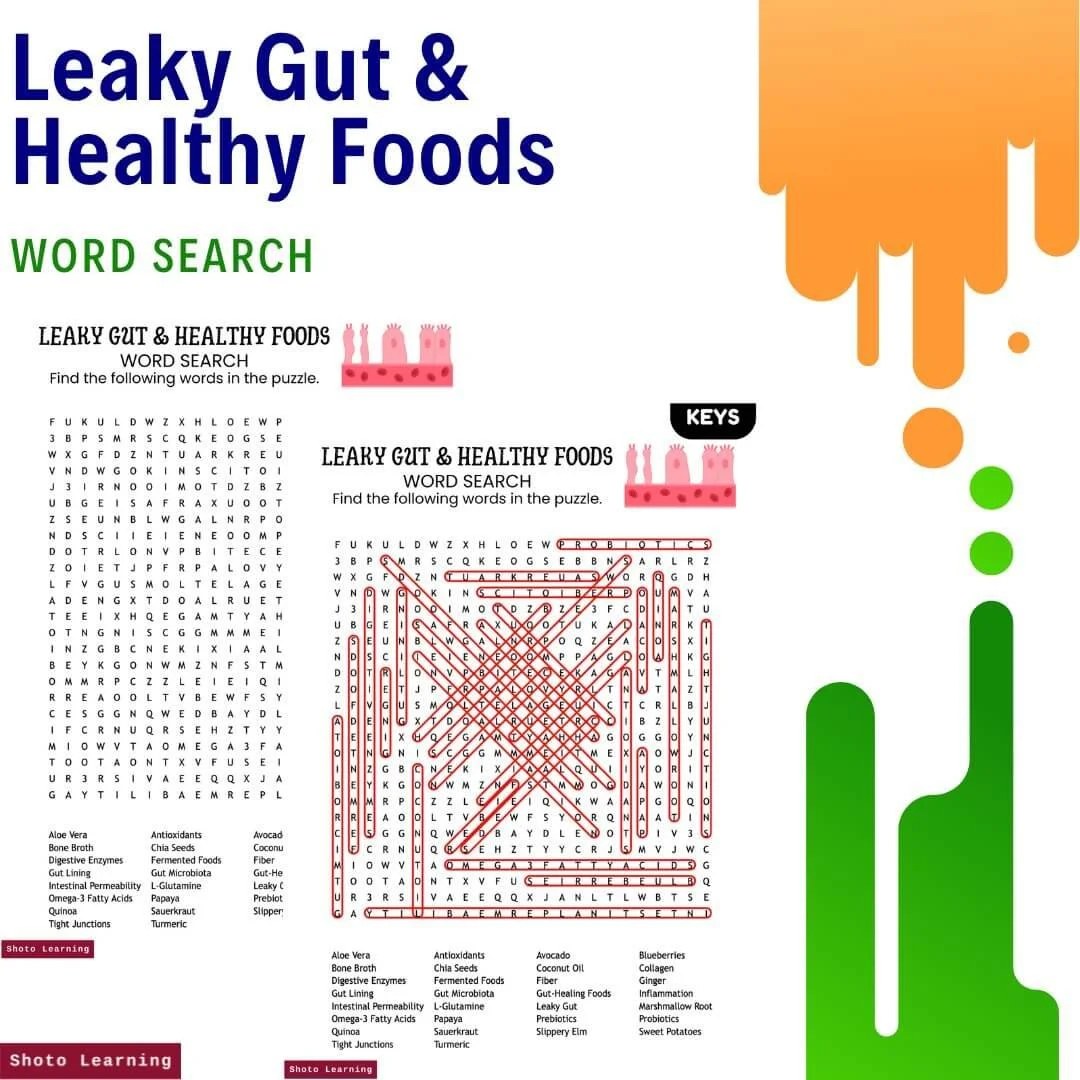 Healthy Food Word Search Puzzles Printable
