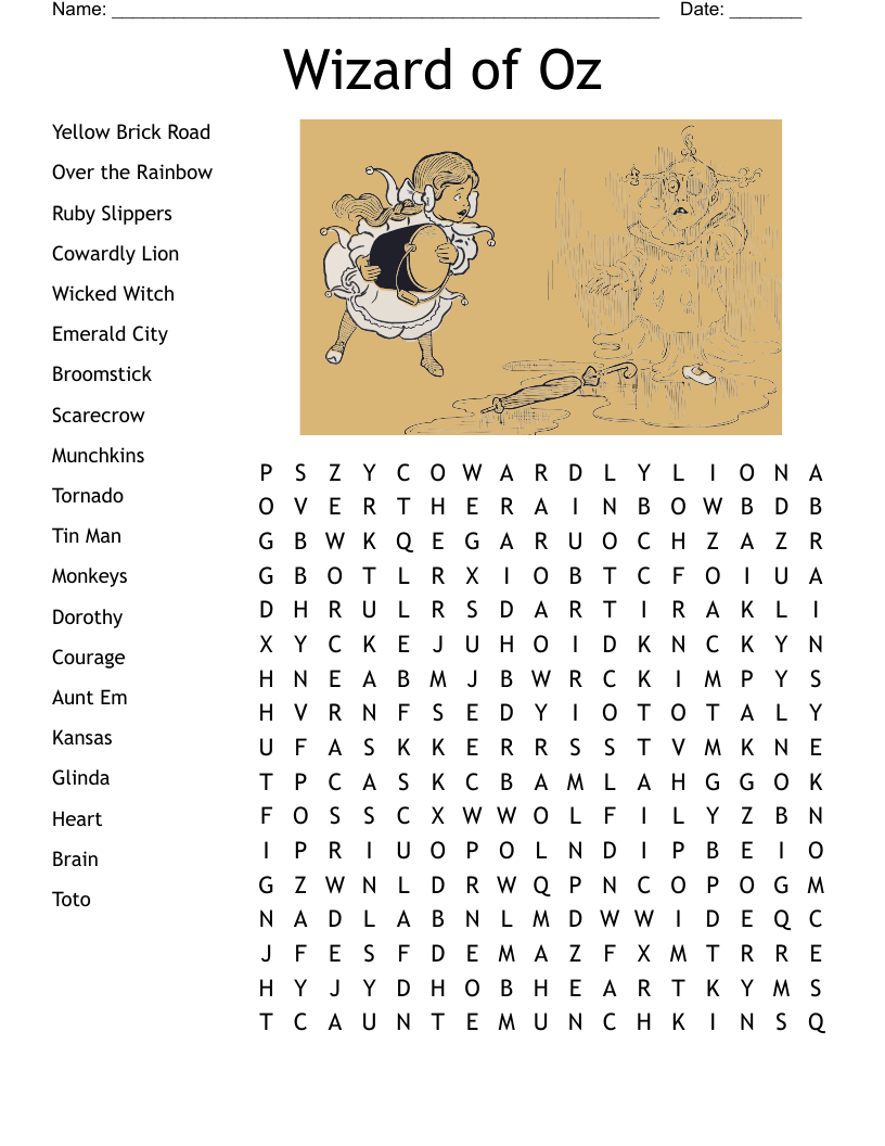 Mega Harry Potter Word Find Word Search WordMint