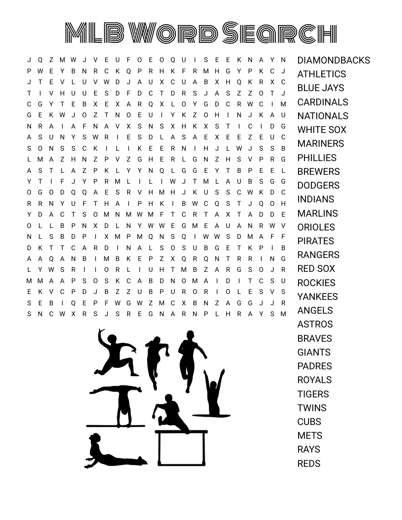 MLB Word Search WordMint