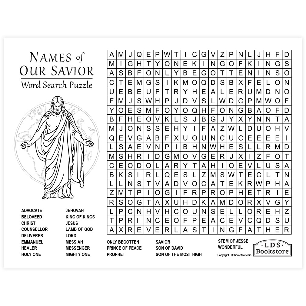 Free Printable Bible Word Search For Easter