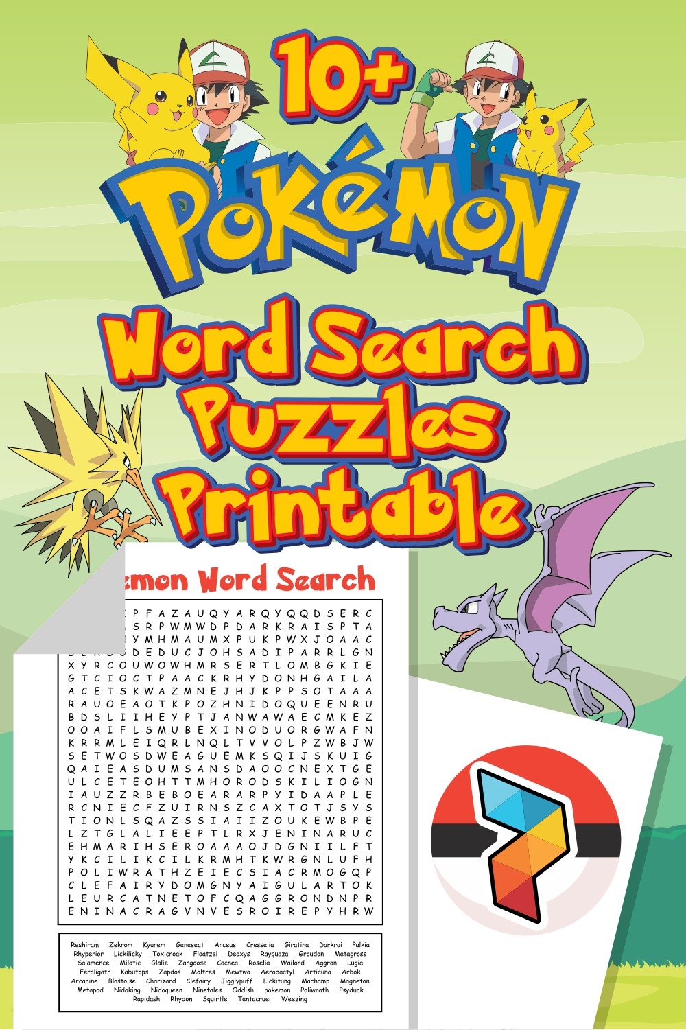 Pokemon Word Search Printable Free Pokemon Word Search Printable Free