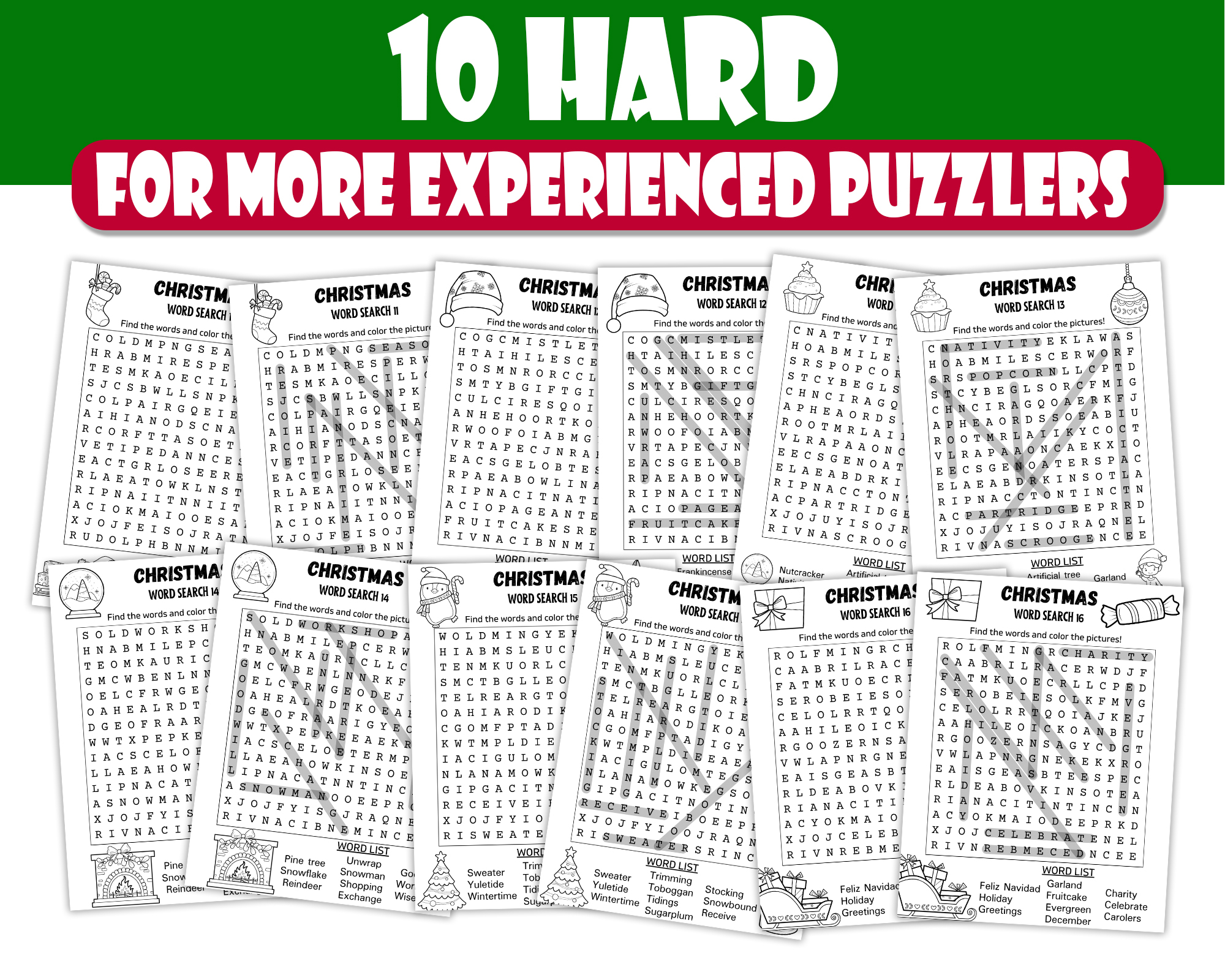 Word Search Puzzles Hard Printable Pdf