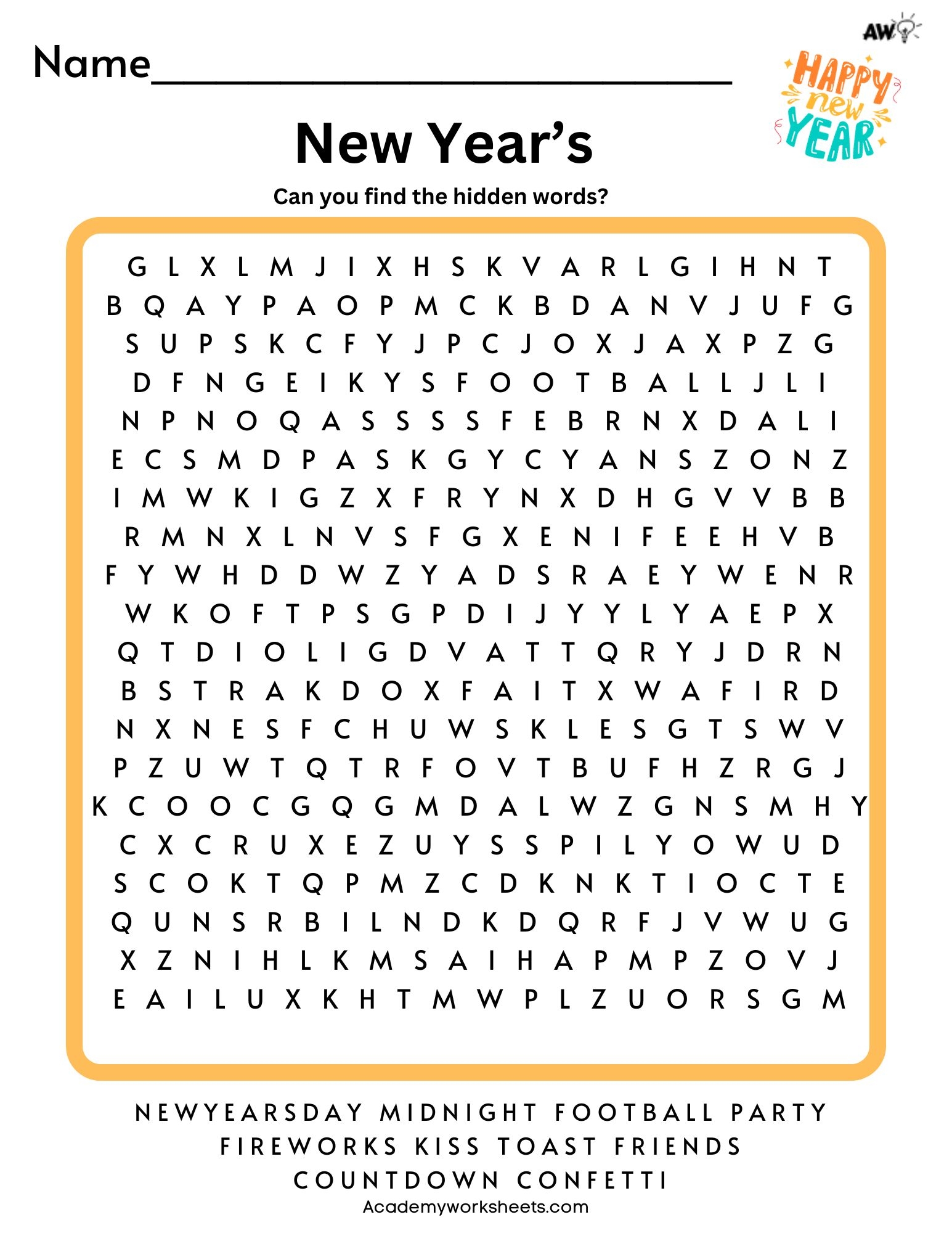 Printable Word Searches Difficult