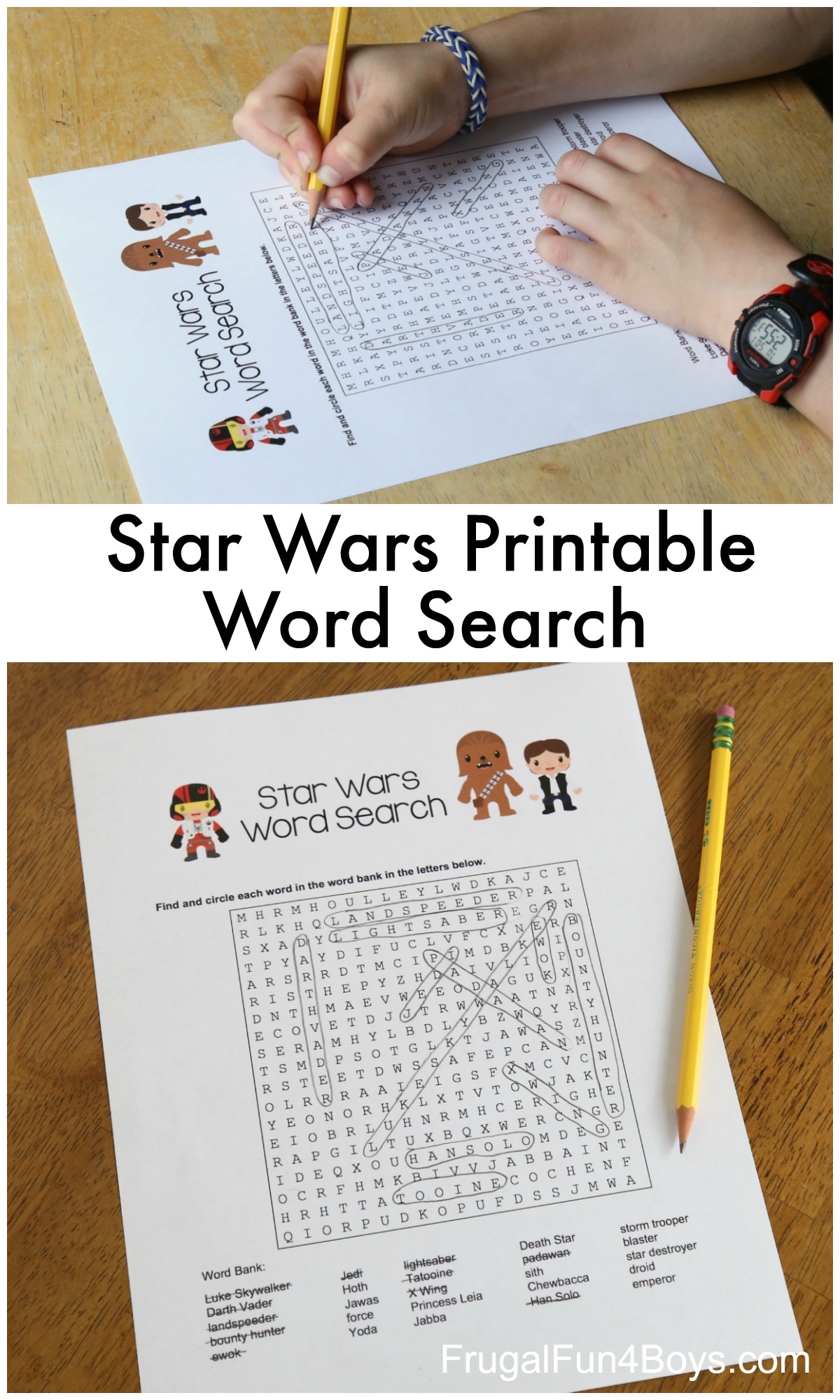 Star Wars Word Search