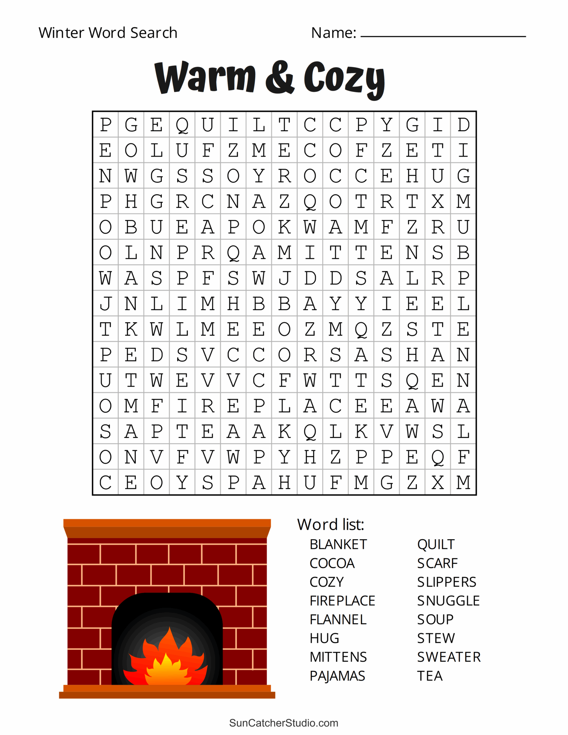 Printable Winter Word Search Puzzles Word Find Free Printables Monograms Design Tools Patterns U0026 DIY Projects