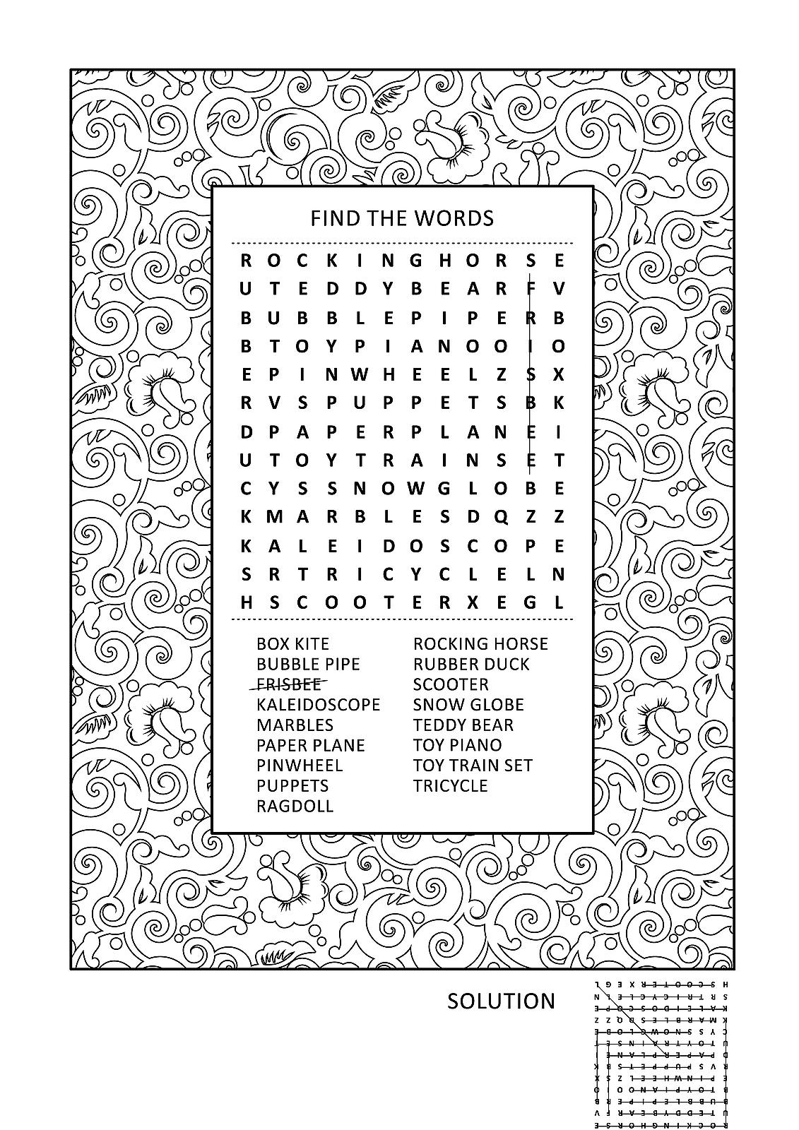 Fun Printable Word Search