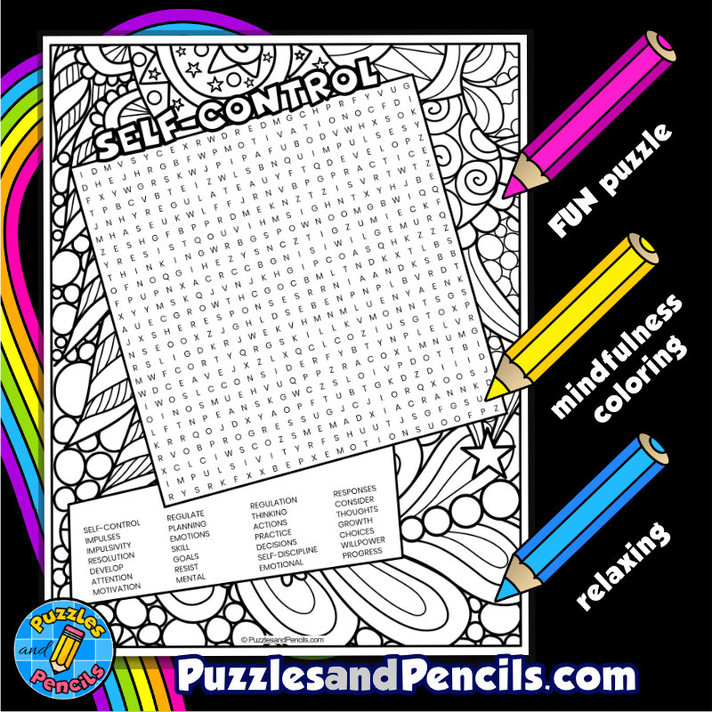 Word Search Kids Printable Emotions