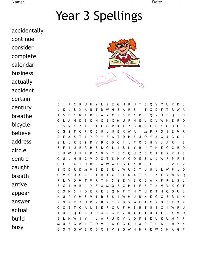September Word Search WordMint