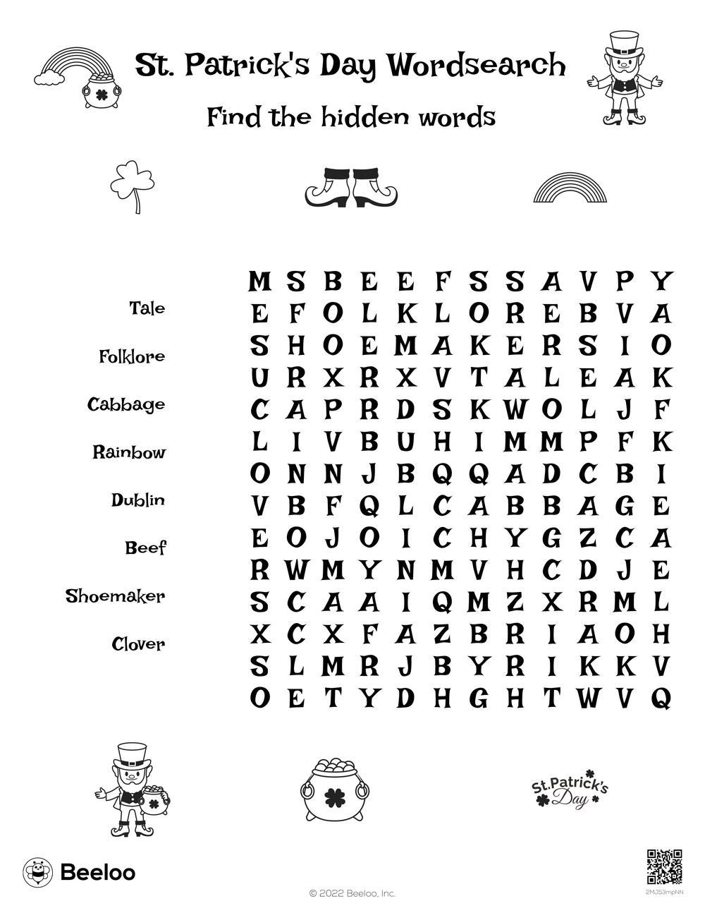 Free St Patrick's Day Word Searches Printable Free St Patrick's Day Word Searches Printable