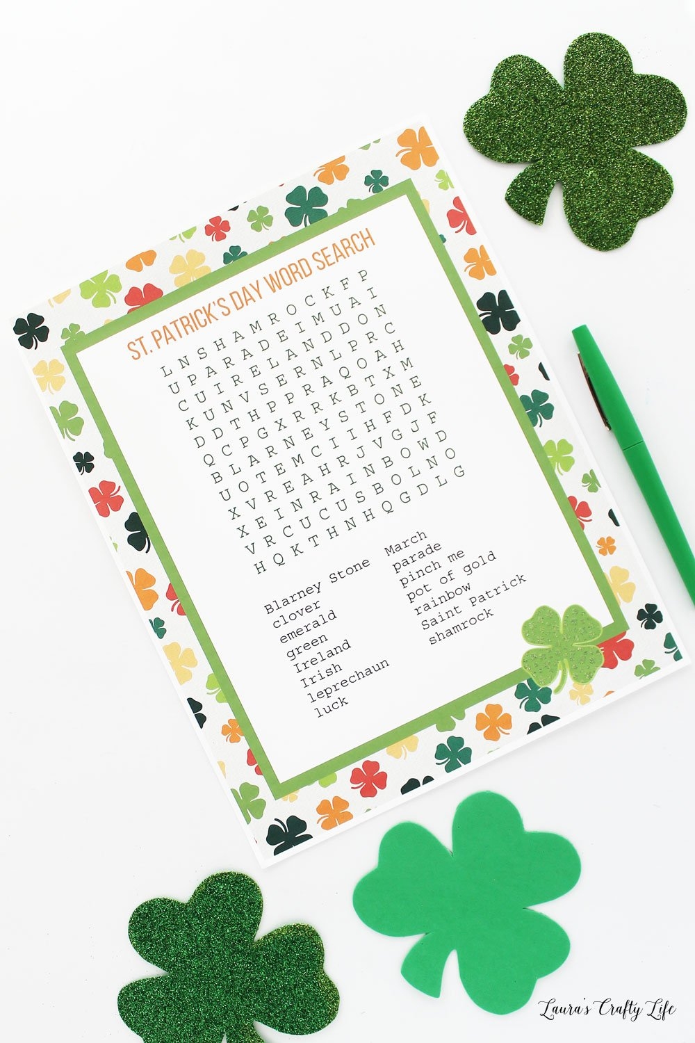 St Patrick s Day Word Search