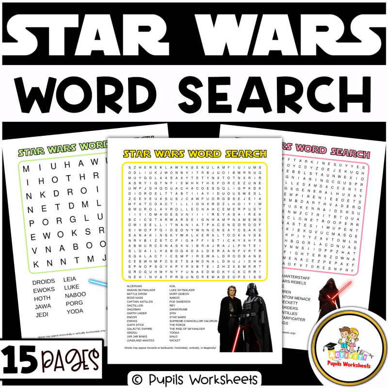 Printable Star Wars Word Search