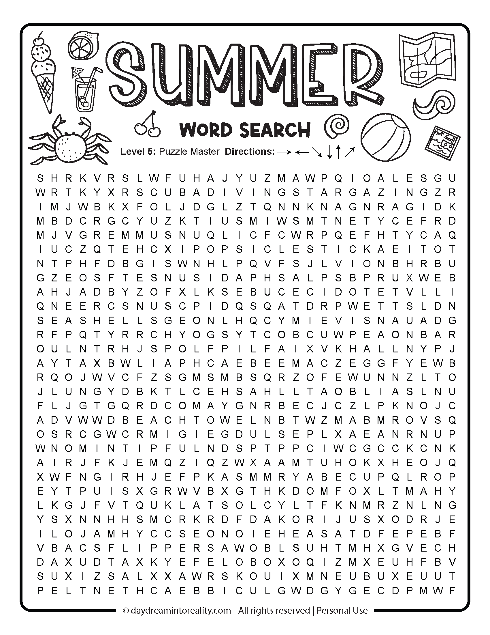 Printable Word Search Puzzles Free For Kids