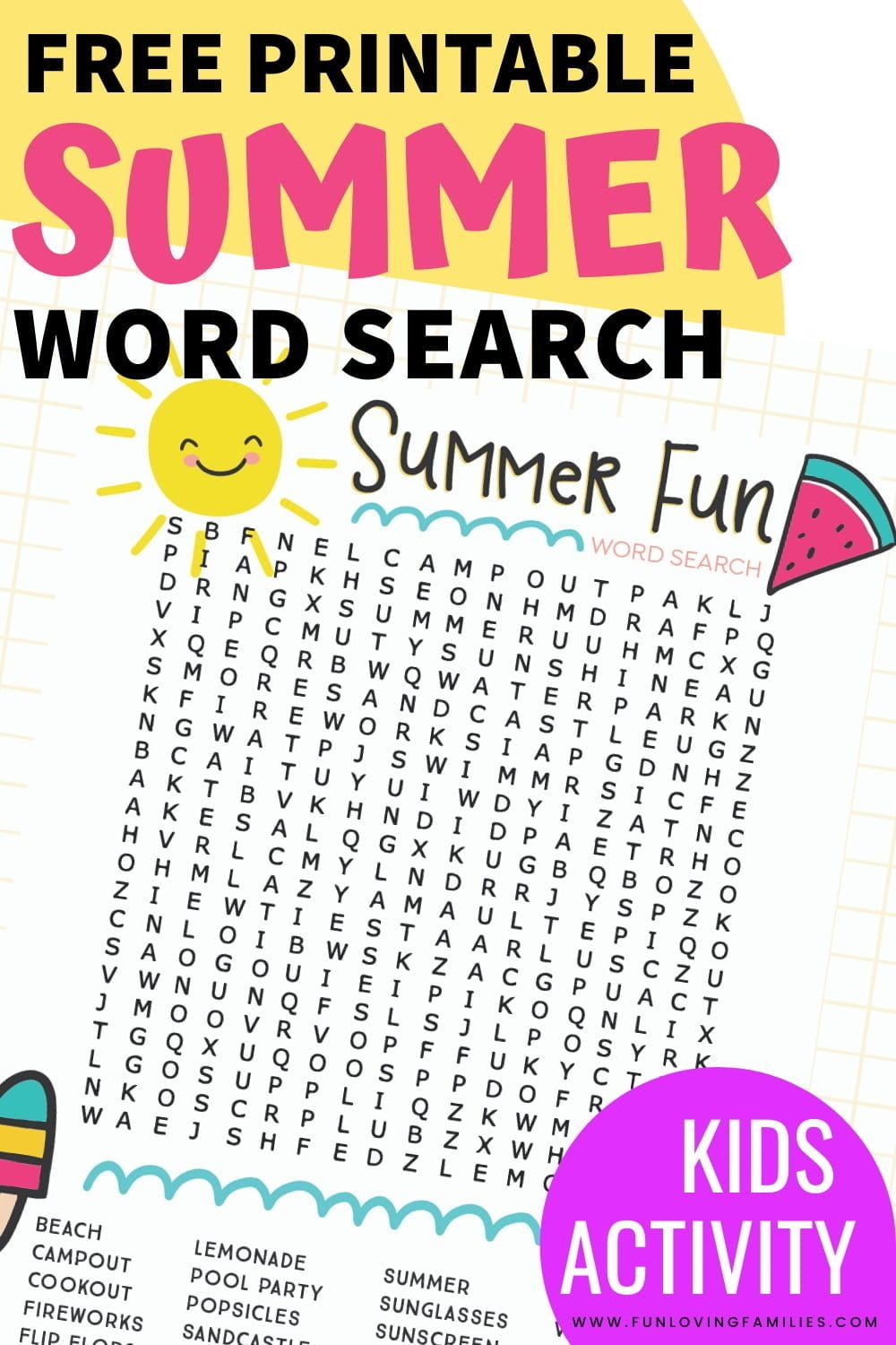Free Fun Word Search