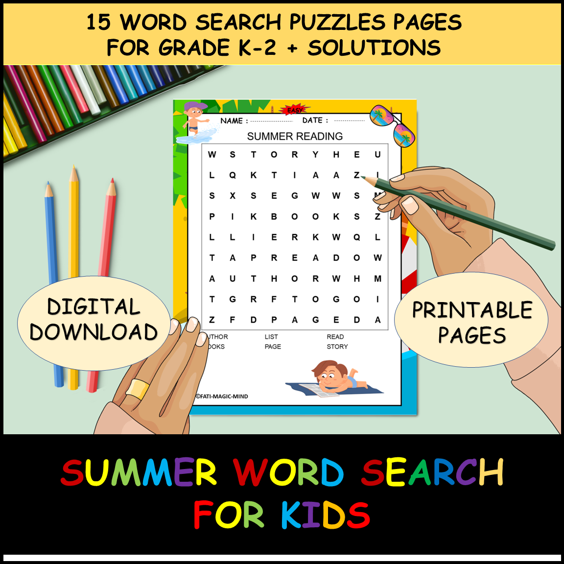 Printable Word Searches For Kids Uk