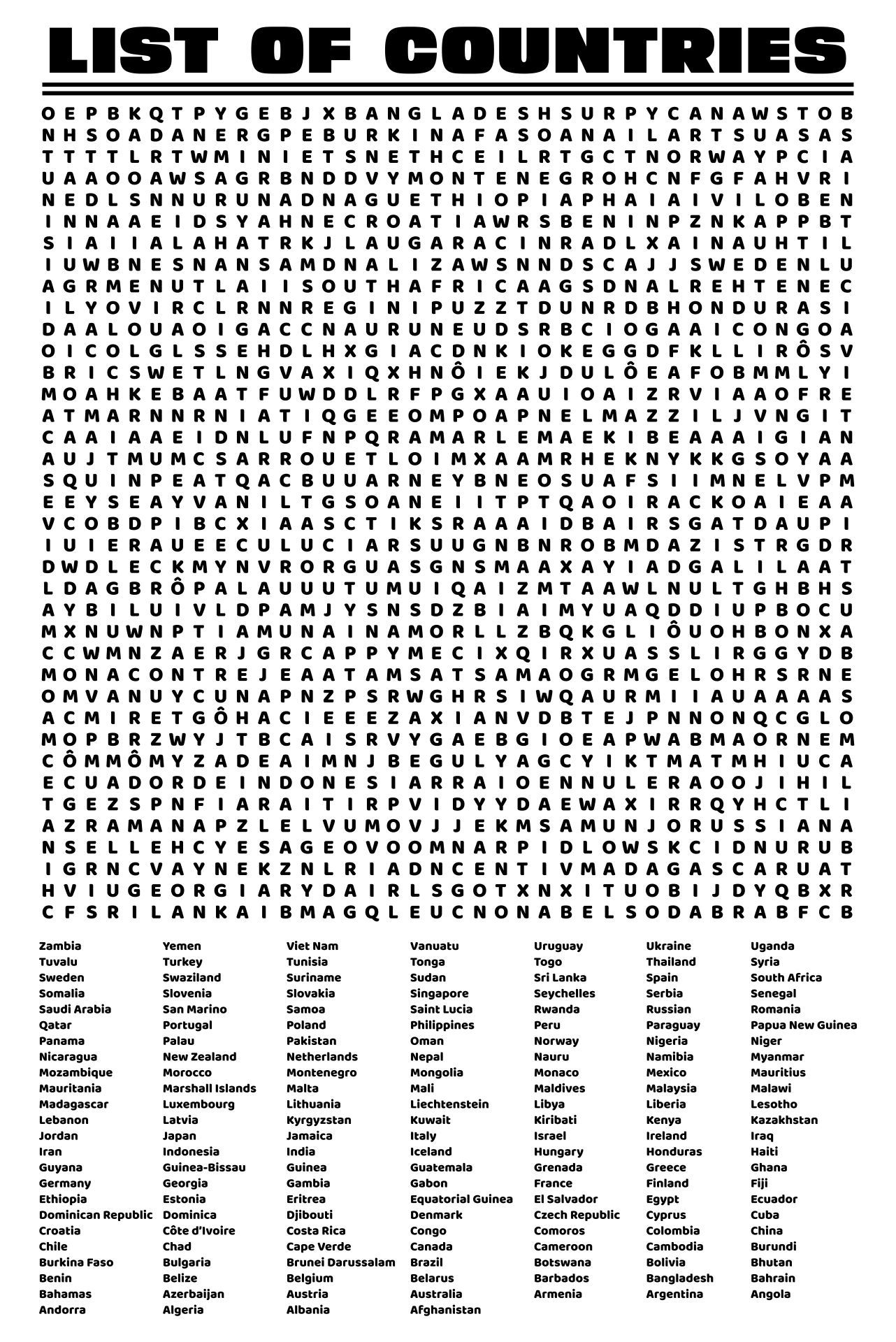 Super Hard Word Searches 10 Free PDF Printables Printablee