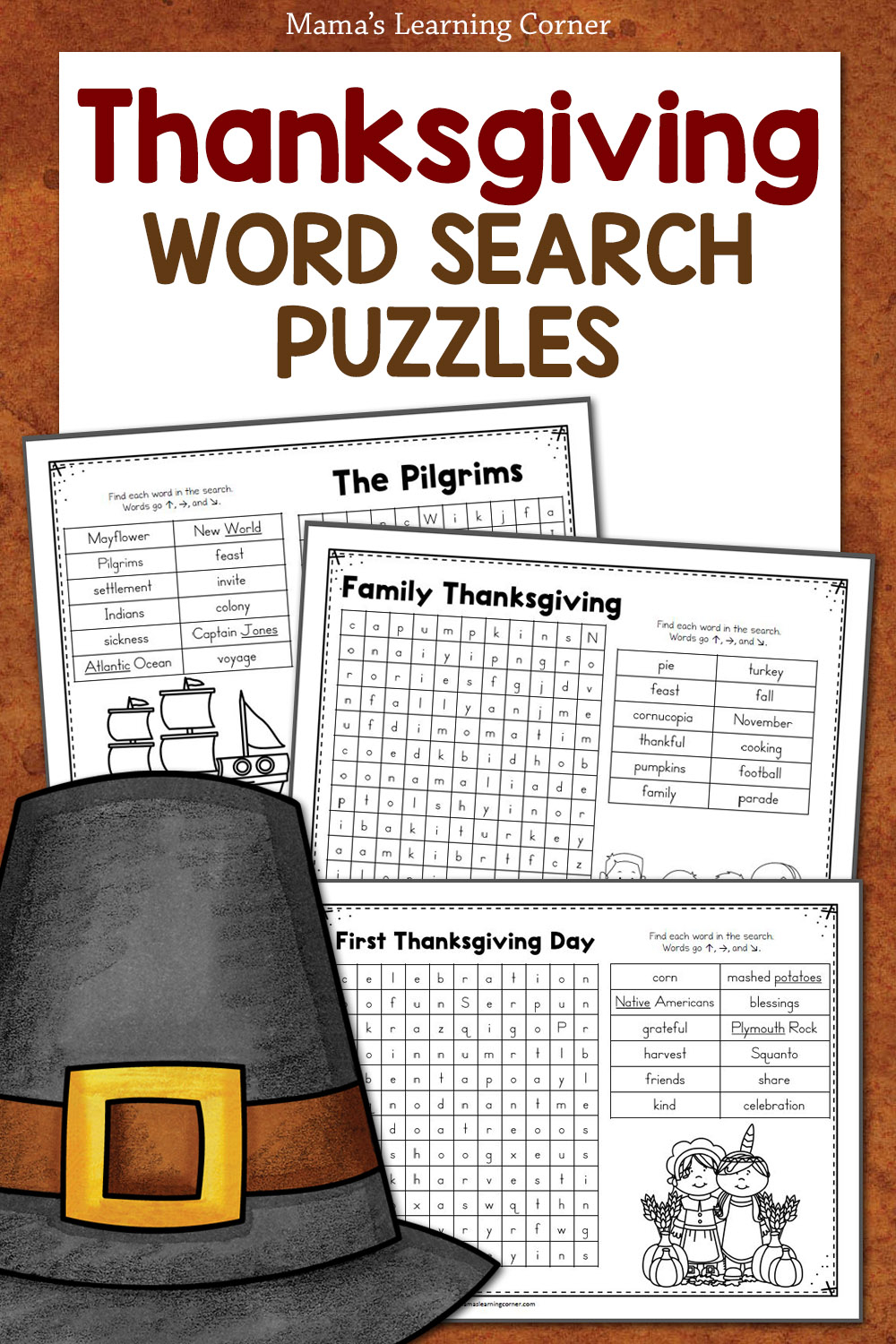 Free Printable Thanksgiving Word Search