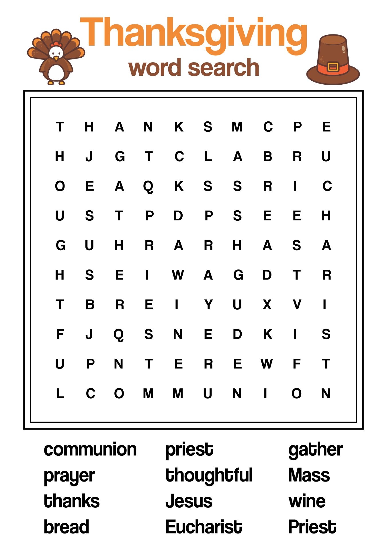 Thanksgiving Word Searches 2nd Grade 12 Free PDF Printables Printablee