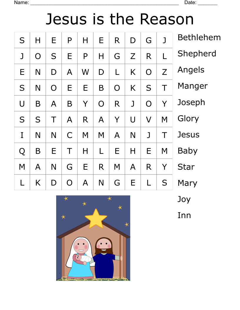 The Christmas Story Word Search WordMint The Christmas Story Word Search WordMint