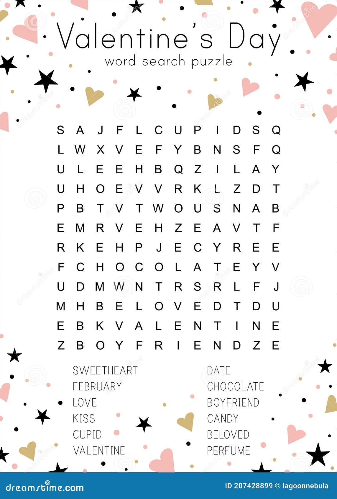 Free Valentine Day Word Search Printables