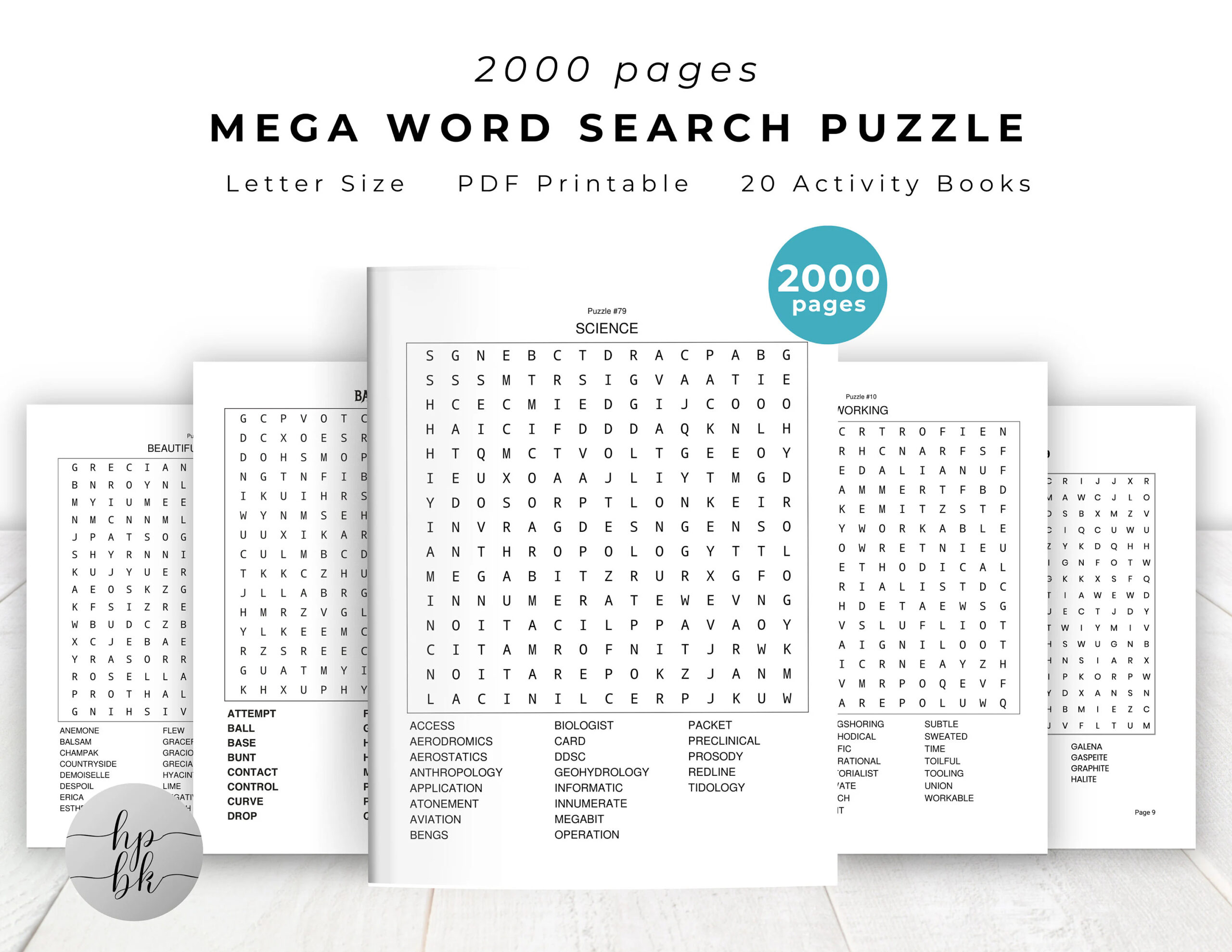 Word Search 2000 Pages Bundle Printable Puzzle Game With Solution For Kids Adult Seasons Christmas Halloween Thanksgiving Holidays PDF Etsy