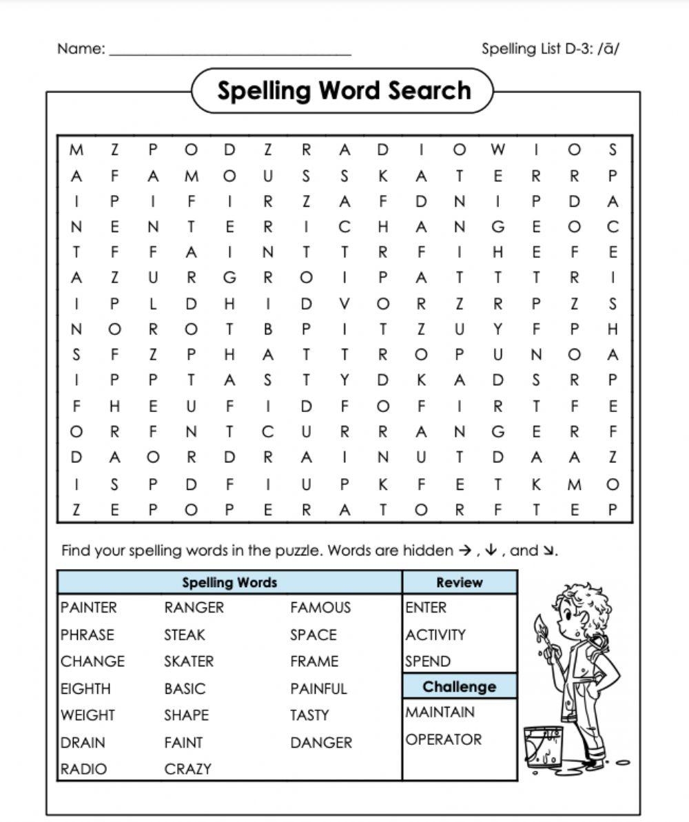 Word Searches For 5th Grade Word Searches For 5th Grade