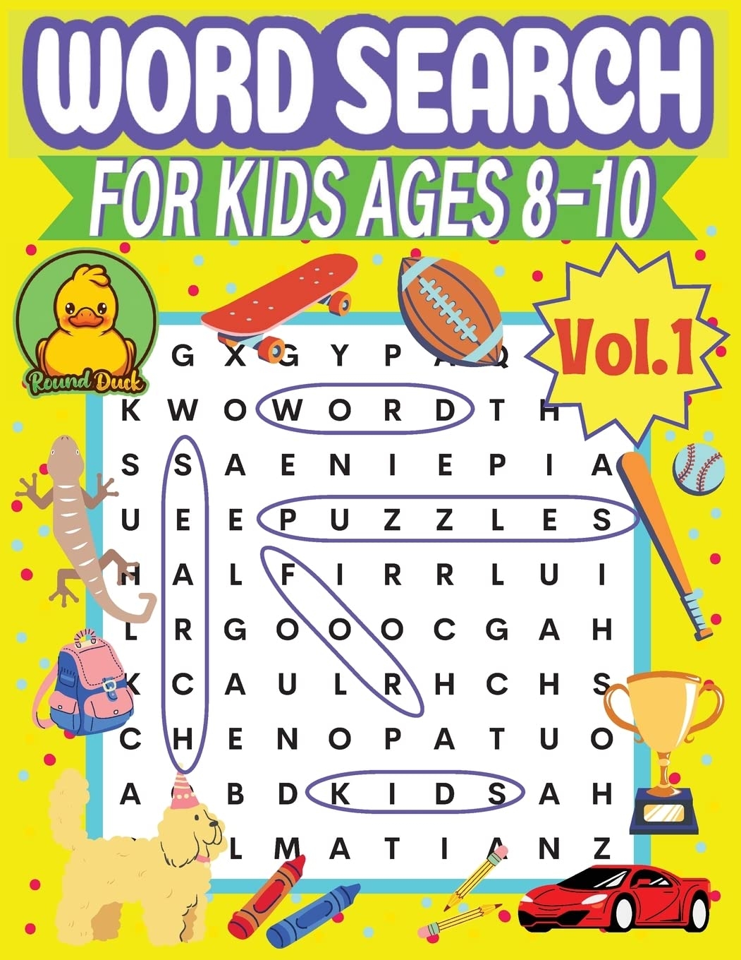 Word Search For Kids Ages 8 10 Vol1 By Round Desertcart Seychelles