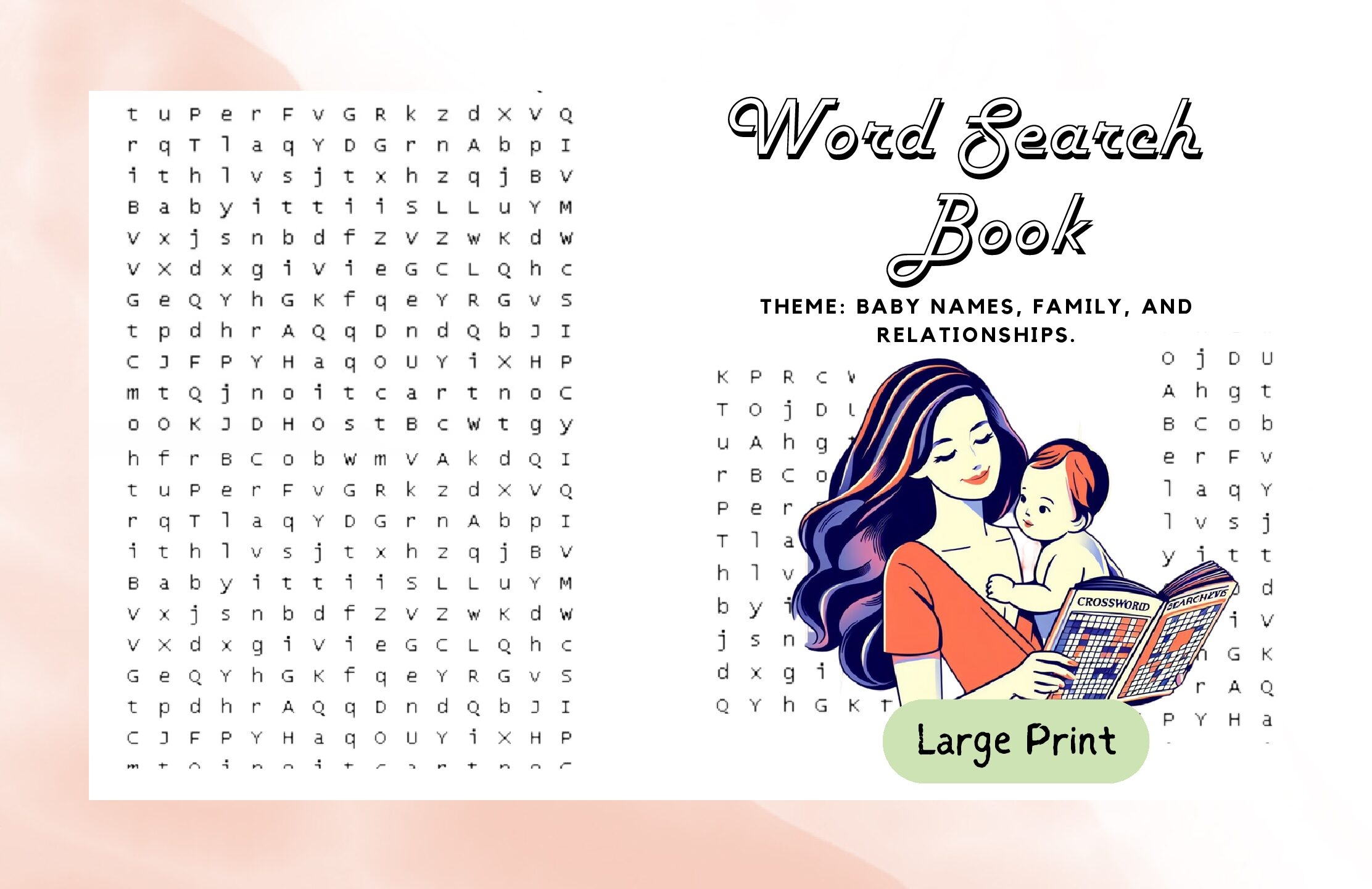 Word Search Puzzle Book Teachable Printables